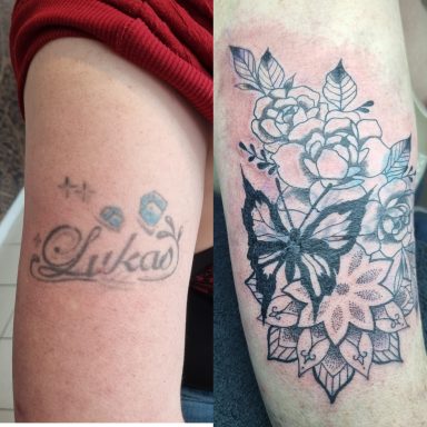Blumiges Cover up